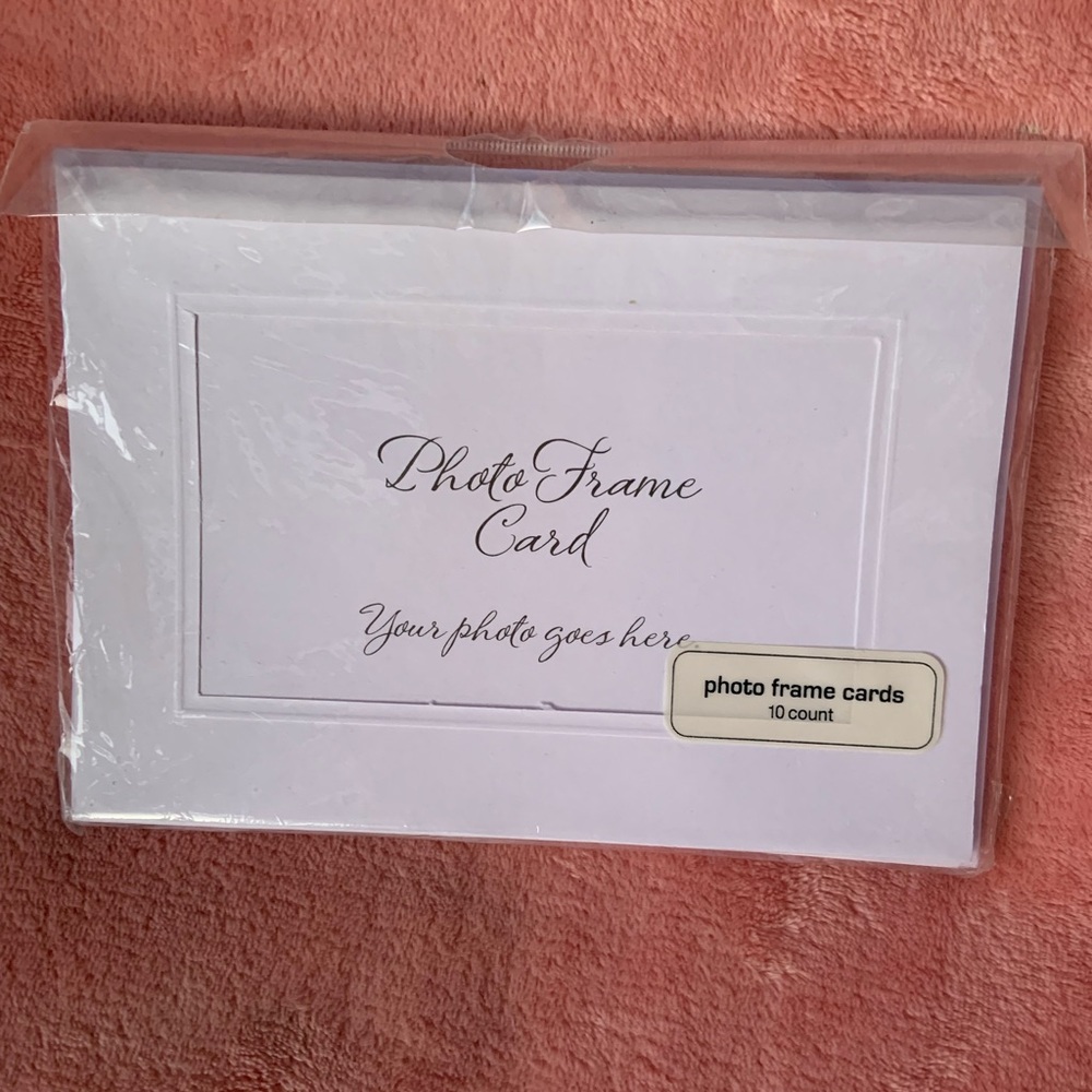 NWT Photo Frame Cards and Envelopes